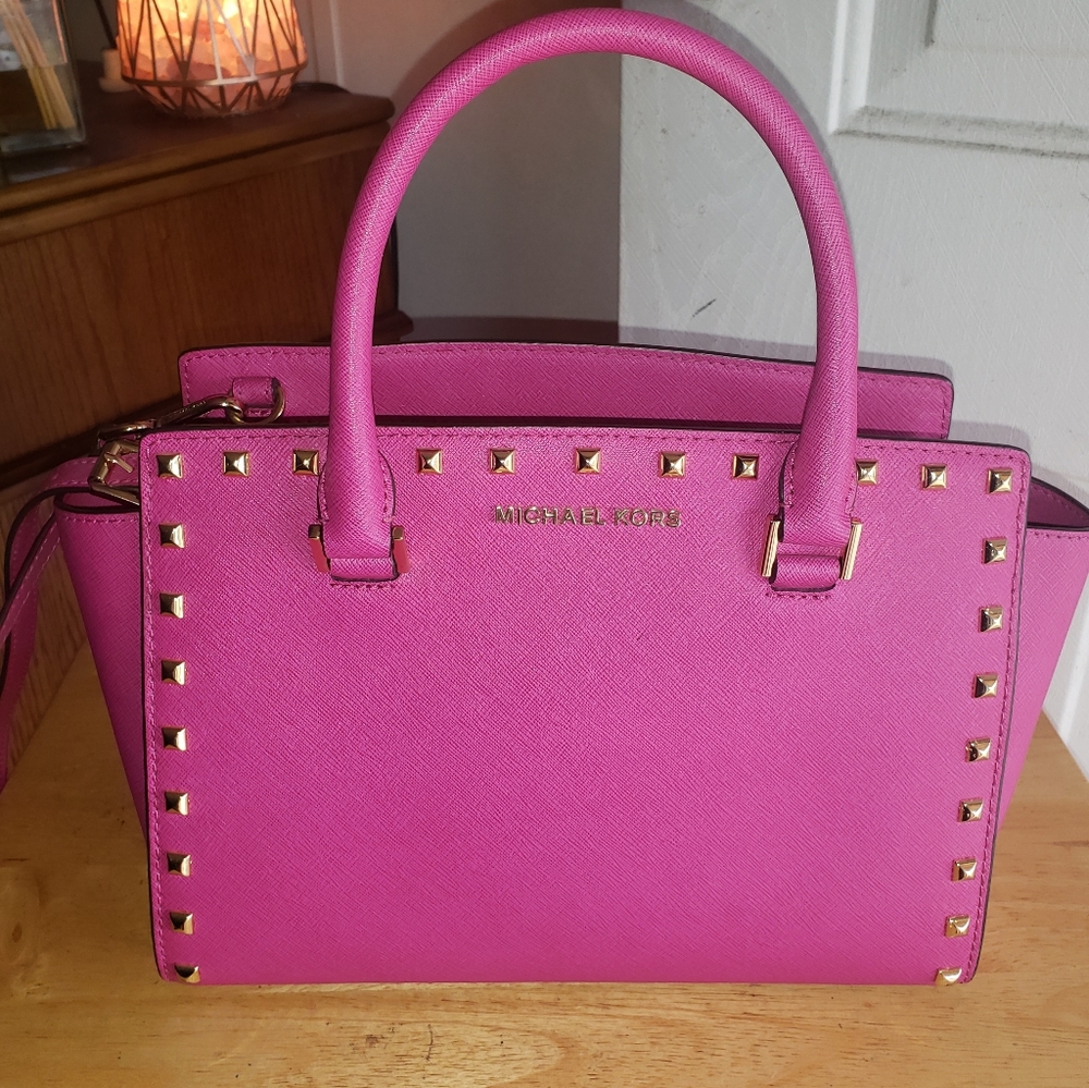 Michael Kors Pink Studded Purse
